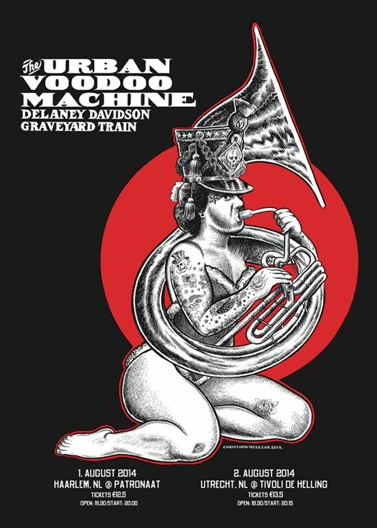 THIS WEEKEND The Urban Voodoo Machine special performances with Delaney Davidson and Graveyard Train